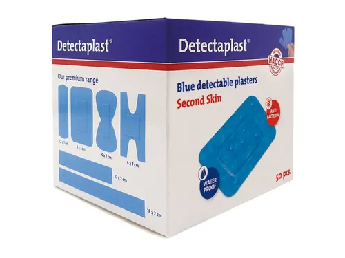 Detectaplast 7951 Pleister waterafstotend blauw 50x72mm 50 Stuks