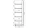Rayonnage canitlever universel HxlxP 2000x6750x630mm 6bras (pied inclu