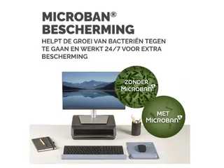 Muismat met polssteun Fellowes Breyta XL blauw 21x28cm - 5