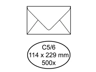 Envelop Quantore 110x220mm Venster Links 40x110mm Zelfklevend - 3