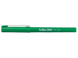 Fineliner Artline 200 rond fijn groen