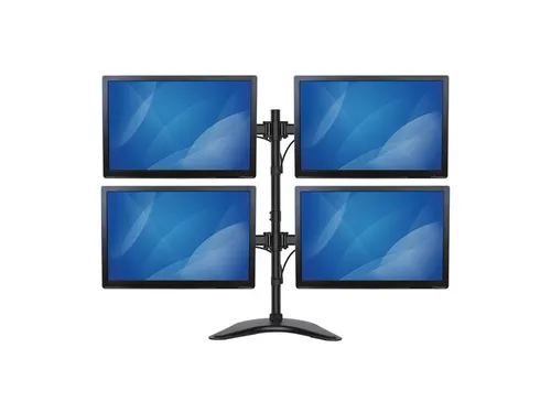 Monitor Standaard Voor 4 Schermen 27 inch zwart