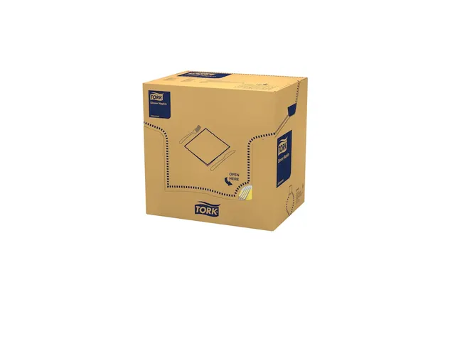 Tork 477911 Soft Dinnerservet Advanced Geel 39x39cm