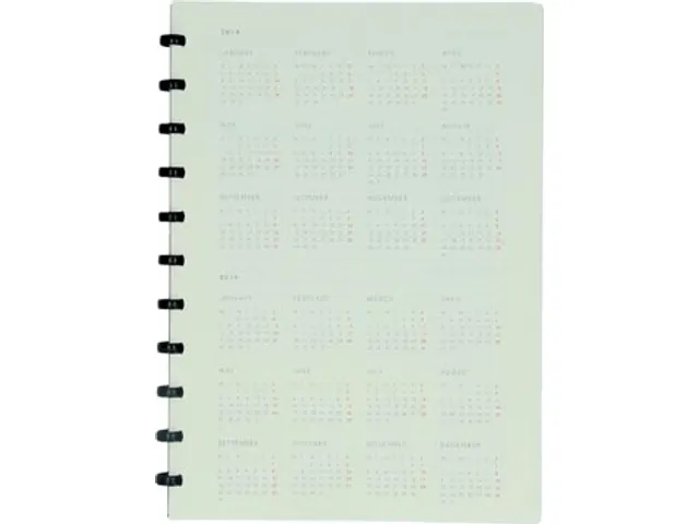 Atoma Meetingbook, Ft A4, Zwart, Gelijnd
