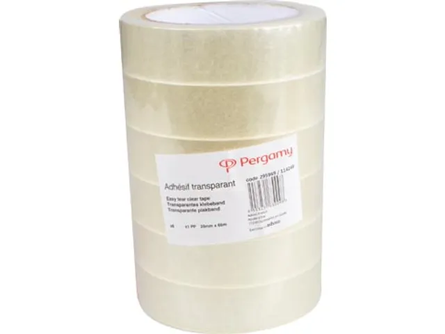plakband PP ft 25mmx66m transparant
