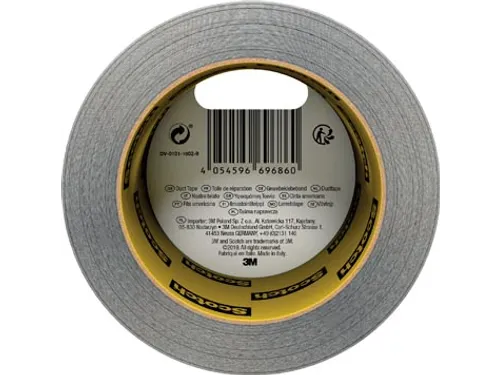 ducttape Universal, ft 48 mm x 25 m, zilver