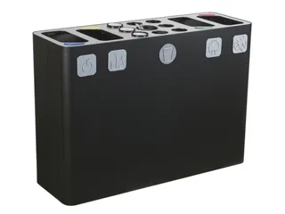 Afvalverzamelstation,3X100L,Romp Wit - 1