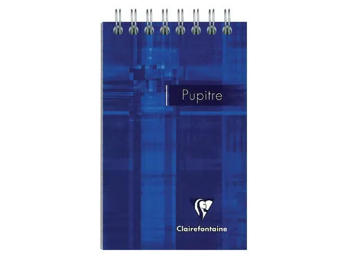 Notitieboek Clairefontaine Puptire 75x120mm spiraal lijn assorti