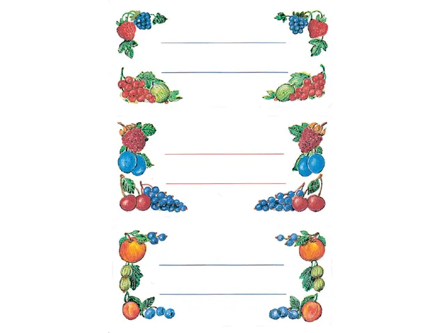 Keuken Etiket Herma 3784 Fruit 12 stuks