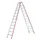 trapladder,beide zijden,2x12treden,Stand H 2,31m,balk L 3,04m