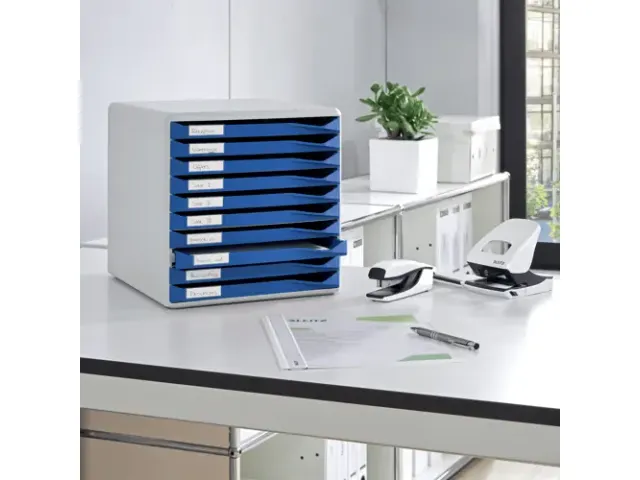 Ladenbox Leitz 5281 10 Laden Blauw