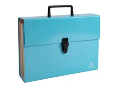 Sorteermap 18 ind. A quarel blauw pastel