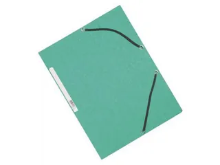 Elastomap A4 Met 3 Kleppen Karton Groen Voor 200 Vel Pak 10 Stuks - 2