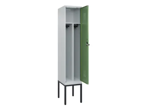 locker voor scheiding van kleding,HxBxD 2120x400x500mm,1vak