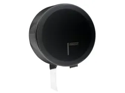 Toiletpapier dispenser Mini Jumbo Metaal Zwart