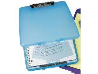 Klembord Seco A4 blauw met opbergvak slimline - 3