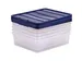 Opbergbox 12 Liter Transparant Blauw