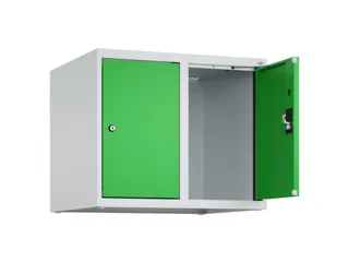 opzetkast,v. locker,2vak.,vak B 300mm,HxBxD 500x600x500mm,cilinderslot - 1