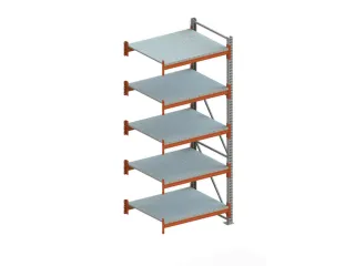 Breedvakstelling Aanbouwveld 3300x1385x1100mm 5 Stalen Legborden - 1