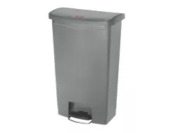 Pedaalemmer Slim Jim Step On Front Kunststof 68 Liter Grijs