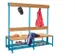 banc double,HxLxP 1600x2000x770mm,piètement RAL5012