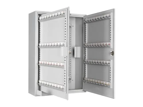 Sleutelkast HxBxD 550x380x140mm 150 Haakjes 1 Deur 1 Wand RAL7035