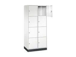 grootvolume-lockersysteem,HxBxD 1950x820x500mm,2x4vakken,cil.-slot