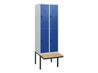 Dubbeldekse dekenkist,HxBxD 1950x600x815mm,2x2vak.,vak B 300mm - 1