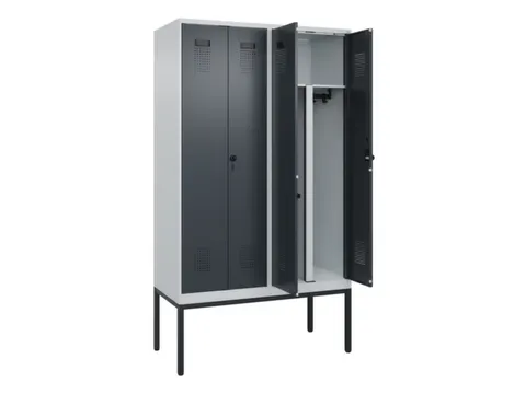 PBM-locker,HxBxD 2120x1200x500mm,4vak,vak B 300mm,draaigrendel
