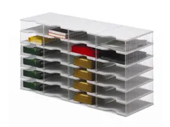 postsorteerbox,24vakken,m. antislipvoeten,Tafelopstelling