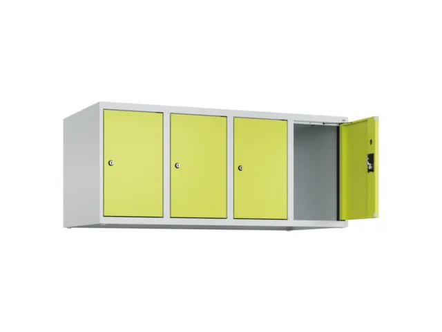 opzetkast,v. locker,4vak.,vak B 300mm,HxBxD 500x1200x500mm