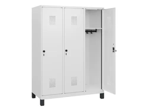 schoollocker,HxBxD 1630x1200x500mm,3vak,vak B 400mm,draaigrendel