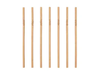 Drinkrietje IEZZY karton buigbaar Ø 6x240mm 100% fair 200 stuks bruin - 1