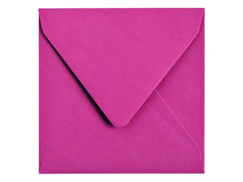 Envelop Papicolor 140x140mm Felroze Gegomd