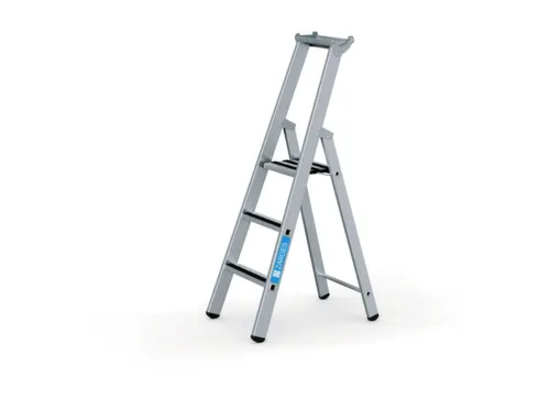 veiligheidsladder,eenzijdig,3treden m. R13-laag,Stand H 0,8m