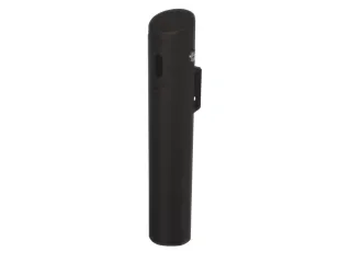 Wandasbak Aluminium H 590mm Zuilvorm Zwart - 1