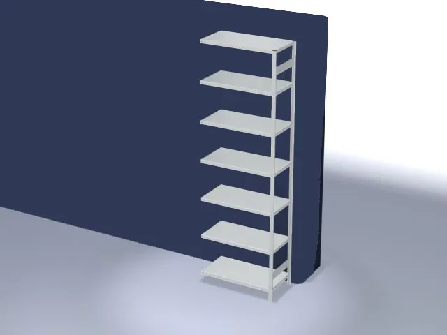 systeemstelling,aanbouwveld,HxBxD 3000x1010x535mm,vakl. 230kg