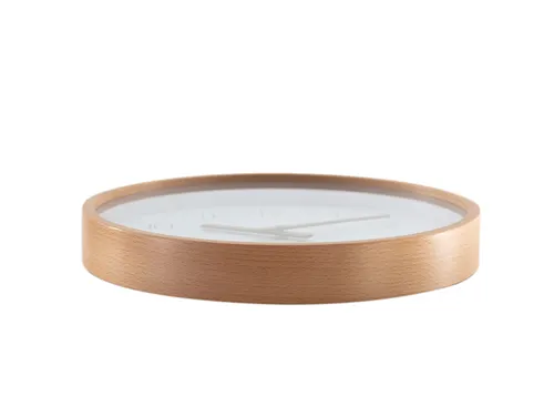 HORTREE houten wandklok geluidsarm 30 cm.