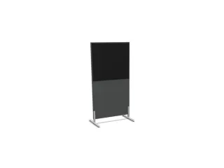 scheidingswand,HxB 1545x800mm,MS-donkergrijs,BN8033-zwart - 2