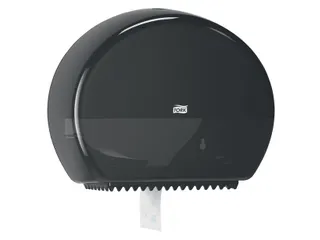 Tork 555008 T2 Mini Jumbo Toiletpapier Dispenser Elevation Zwart - 2