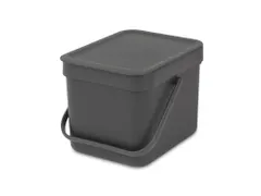 Afvalemmer Sort & Go 6 liter Grijs Brabantia