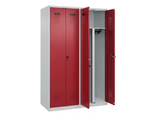 PBM-locker,HxBxD 1850x1200x500mm,4vak,vak B 300mm,draaigrendel - 1