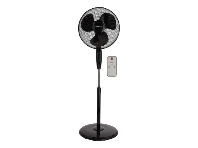 Statiefventilator BRASQ met remote Ø 40cm zwart