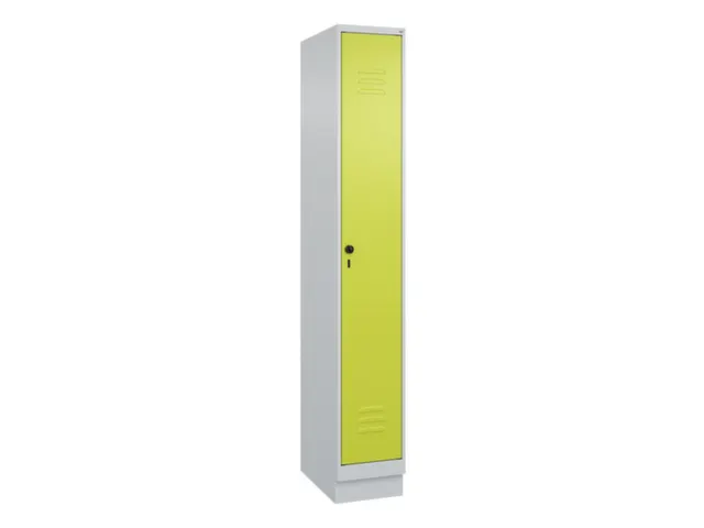 locker,HxBxD 1950x300x500mm,1vak,vak B 300mm,draaigrendel,sokkel