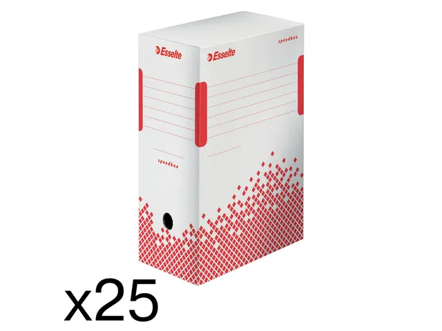 Esselte Speedbox archiefdoos 150x250x350mm Wit