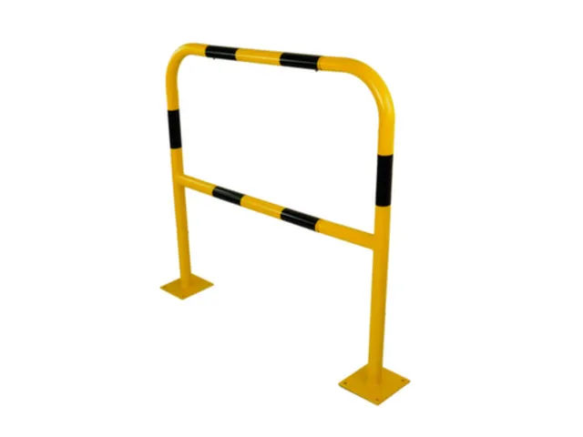 beschermbeugel,v. binnen/buiten,HxBxD 1000x1000x150mm,staal,geel/zwart