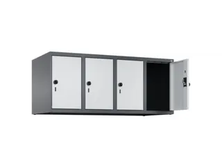 opzetkast,v. locker,4vak.,vak B 300mm,HxBxD 500x1200x500mm - 1