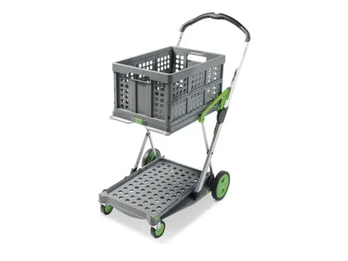 vouwbare winkelwagen,draagverm. 60kg,2etage(s),HxLxB 1025x890x550mm