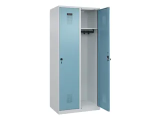 locker,HxBxD 1850x800x500mm,2vak,vak B 400mm,draaigrendel - 2
