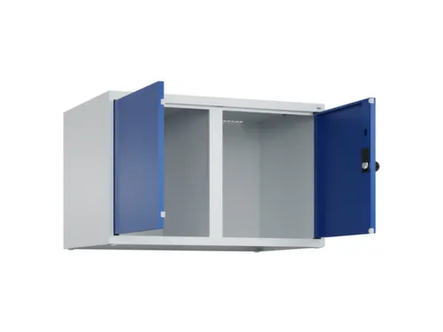 opzetkast,v. locker,2vak.,vak B 400mm,HxBxD 500x800x500mm,vleugeldeur